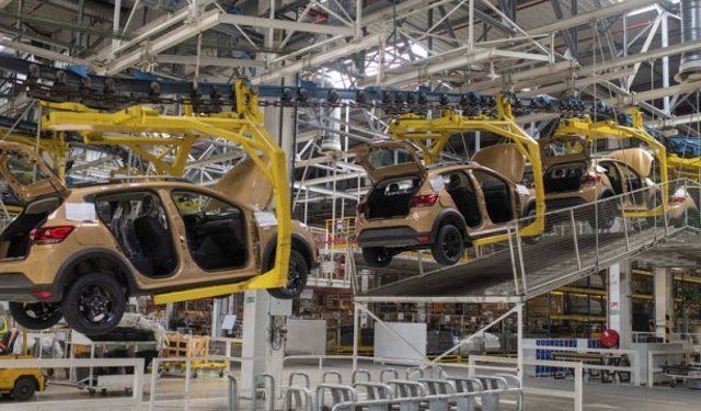 Otomotiv endüstrisi, mart ayında 3,3 milyar dolar ihracat yaptı