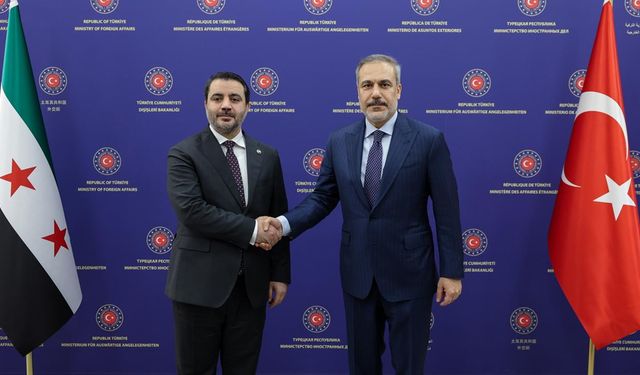 Fidan, Suriye Dışişleri Bakanı Şeybani ile görüştü