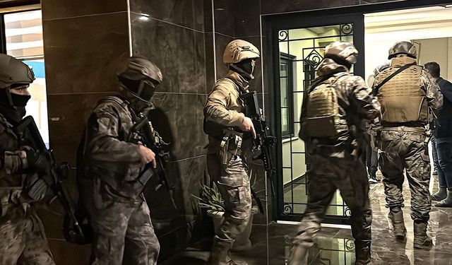 Suç örgütüne yönelik operasyonlarda 96 şüpheli yakalandı