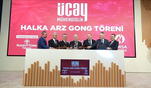 Borsa İstanbul'da gong Üçay Mühendislik (UCAYM) için çaldı
