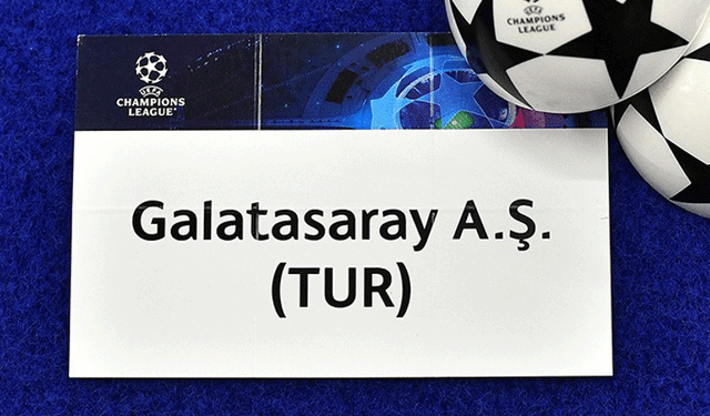 Galatasaray'ın Şampiyonlar Ligi'ndeki rakibi belli oldu!
