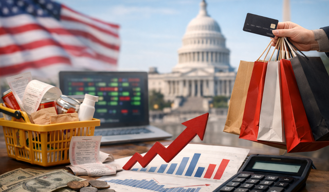 ABD'de kişisel tüketim harcamaları geçen yıl aralıkta arttı