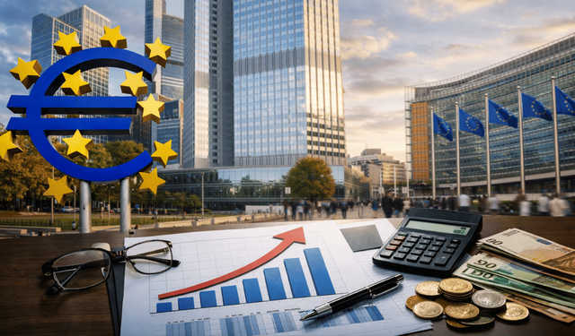 Avro Bölgesi'nde yüzde 0,2 büyüme yaşandı