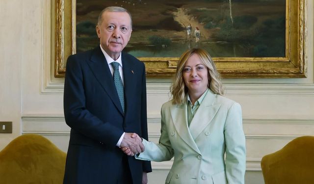 Erdoğan, İtalya Başbakanı Meloni ile bir görüşme gerçekleştirdi