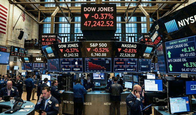 New York borsası güne düşüşle başladı