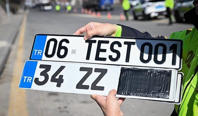 Sahte plaka kullananlara 140 bin lira ceza uygulanacak