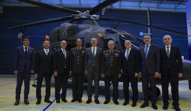 GÖKBEY helikopteri Kara Kuvvetleri’ne teslim edildi