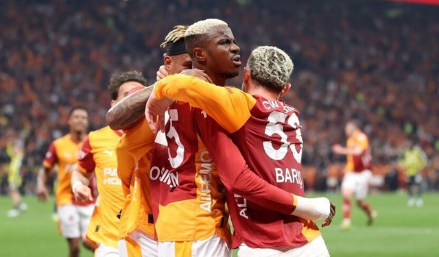 Galatasaray dev derbinin kazananı oldu