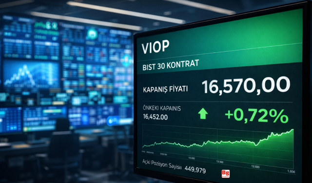 VİOP'ta endeks kontratı güne yükselişle başladı
