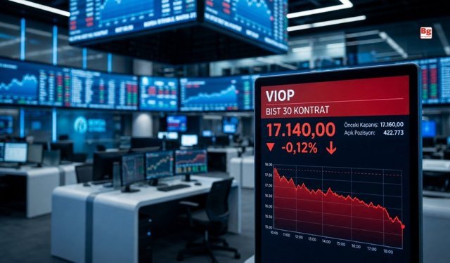 VİOP'ta endeks kontratı güne düşüşle başladı