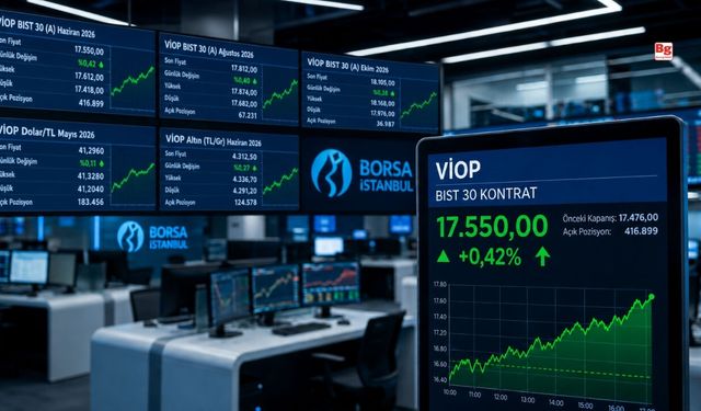 VİOP'ta endeks kontratı güne yükselişle başladı