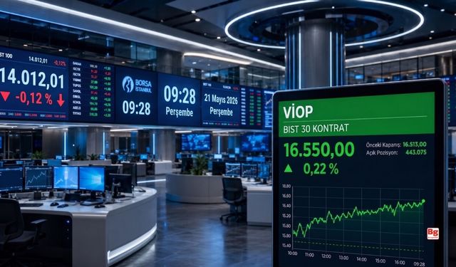 VİOP'ta endeks kontratı güne yükselişle başladı