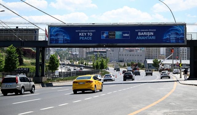 Başkent trafiğinde NATO tedbirleri devreye giriyor