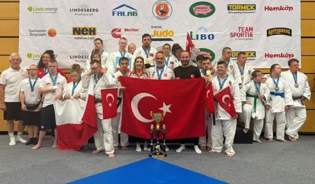 Down Judo Milli Takımı, İsveç'te dünya şampiyonluğuna uzandı