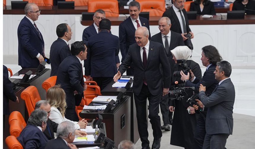 Numan Kurtulmuş, 329 oy alarak yeniden TBMM Başkanı seçildi