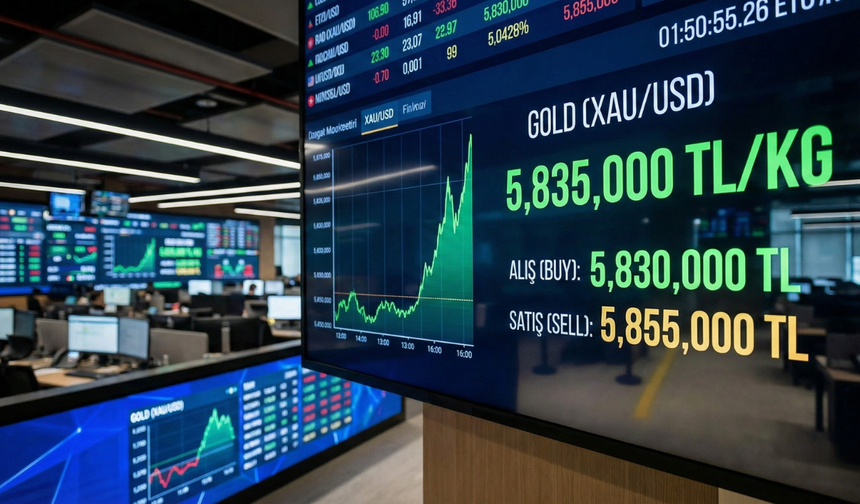 Altının kilogram fiyatı günü yükselişle tamamladı
