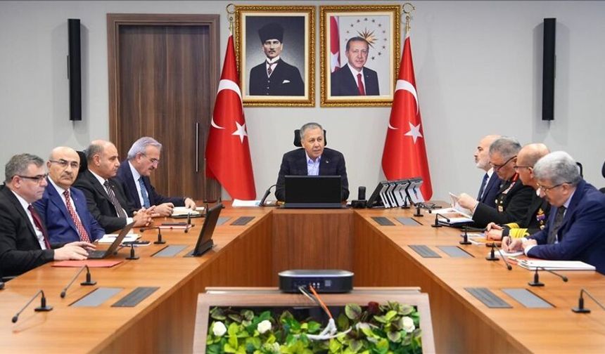 Ali Yerlikaya'nın başkanlığında yapılan "Koordinasyon Toplantısı" sona erdi