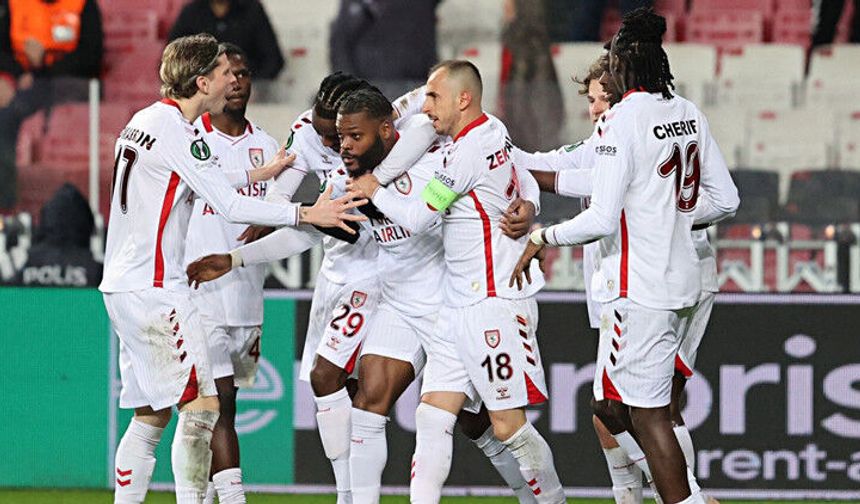 Samsunspor, Konferans Ligi'nde son 16 turuna kaldı!