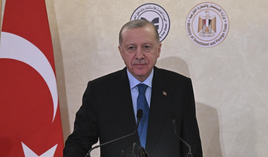 Cumhurbaşkanı Erdoğan, Türkiye-Mısır İş Forumu'nda konuştu
