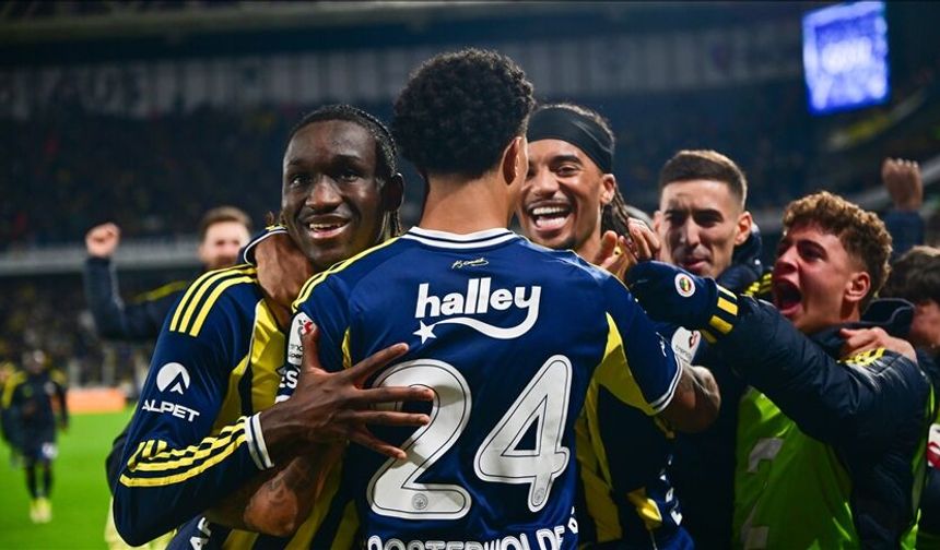 Fenerbahçe, zirve yarışına son saniyede bulduğu golle tutundu!