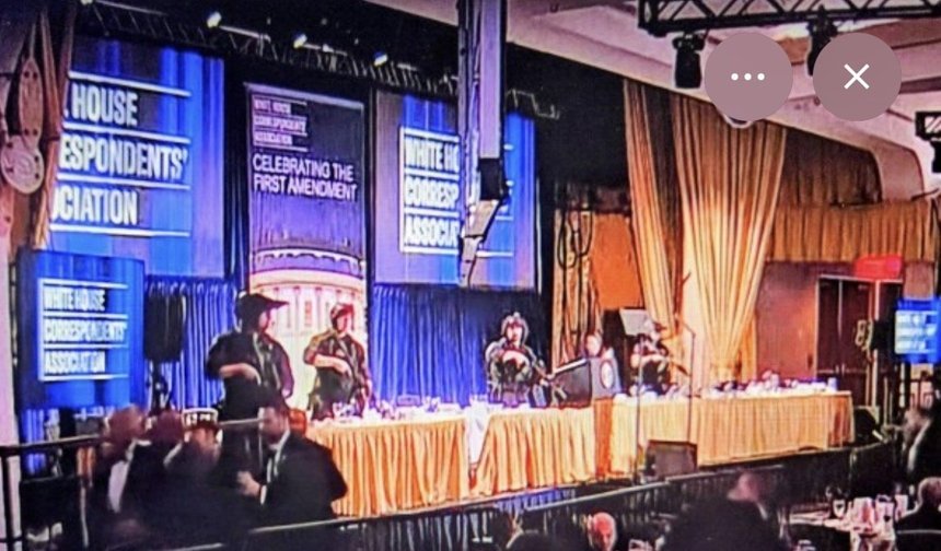 Beyaz Saray’da silahlı saldırı, Trump salondan çıkarıldı