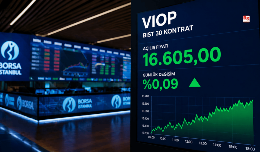 VİOP'ta endeks kontratı güne yükselişle başladı