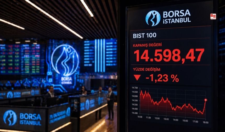 Borsa İstanbul günü düşüşle tamamladı
