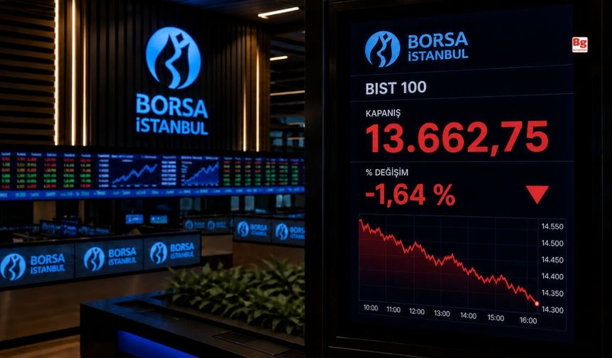 Borsa İstanbul haftanın son işlem gününü düşüşle tamamladı