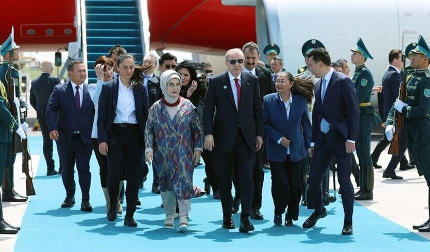 Cumhurbaşkanı Recep Tayyip Erdoğan Türkistan'da!