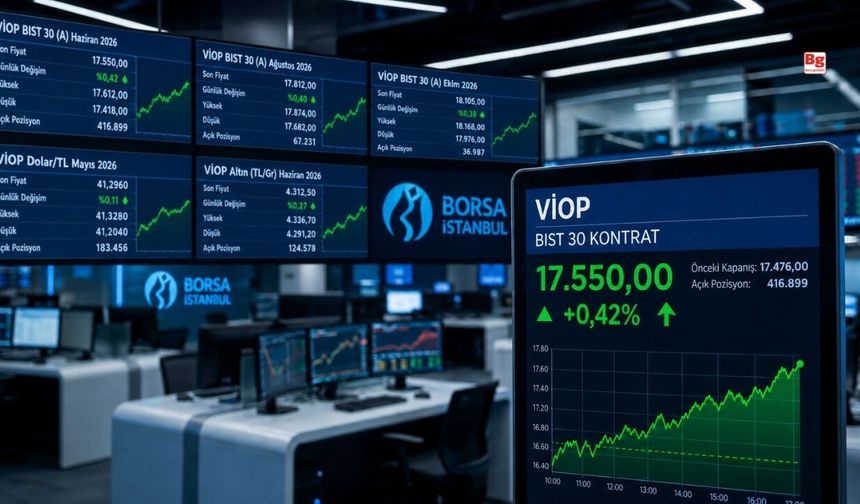 VİOP'ta endeks kontratı güne yükselişle başladı
