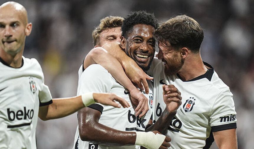 Beşiktaş, tur kapısını üç golle araladı!