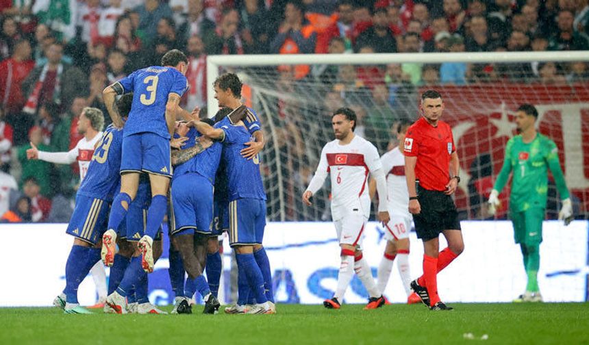 A Milli Takım, İtalya'ya 4-1 mağlup oldu!