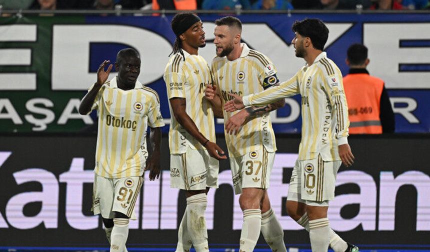 Fenerbahçe, Rize'de üç puanı üç golle aldı!