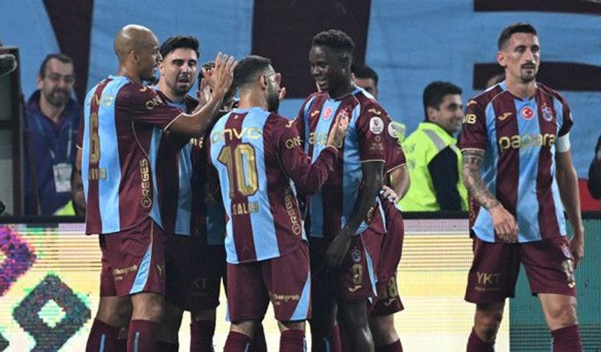 Trabzonspor, Beşiktaş'ı 2-0 mağlup etti