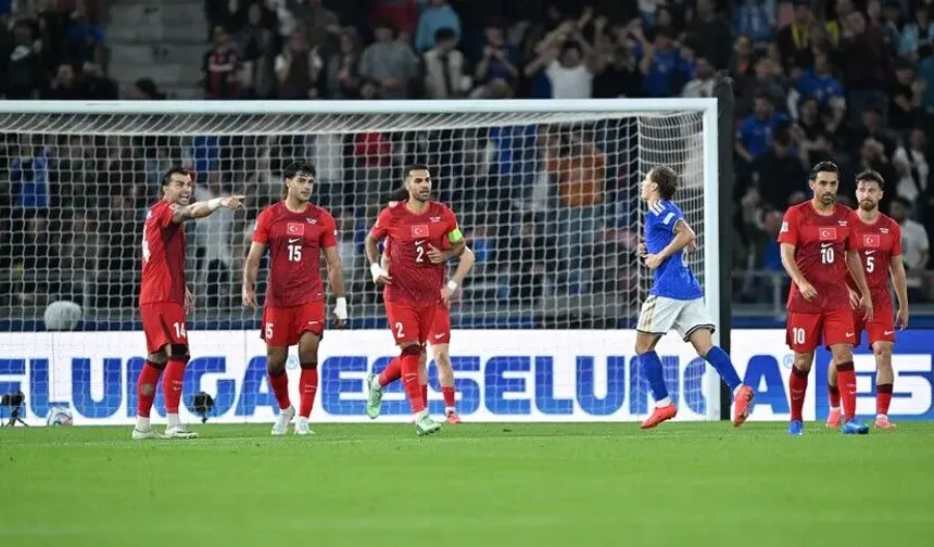 A Milli Futbol Takımı, İtalya'ya 3-1 yenildi